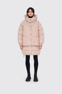 Puffer coat Twin light pink