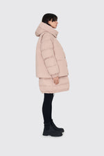 Load image into Gallery viewer, Puffer coat Twin light pink
