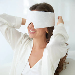 Bridal Deep sleep mask with Lace