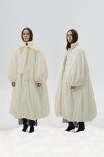 Load image into Gallery viewer, Black Cocoon Puffer Coat
