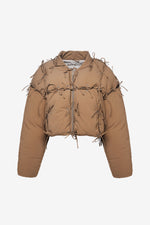 Încarcă imaginea în vizualizatorul Galeriei, Geacă puffer cu fulgi de gâscă Constructor Mini Chocolate
