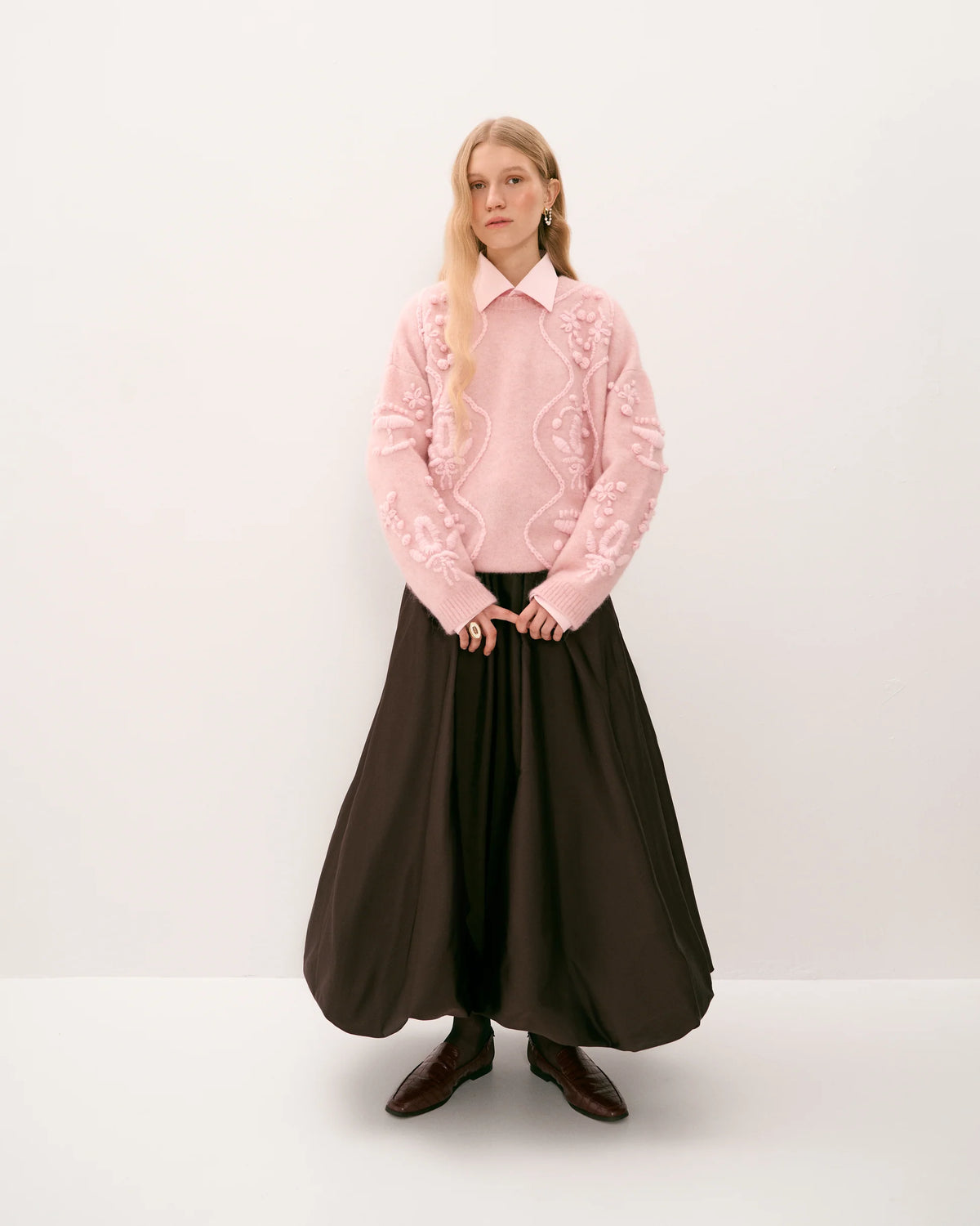 Sweater Flowers in Pink