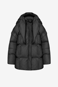 Puffer Jacket Parka Mini Black