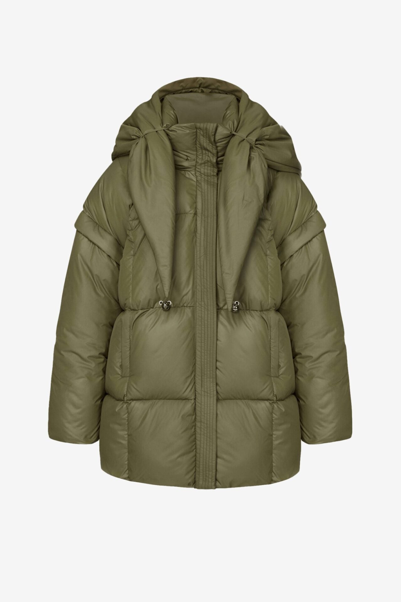 Puffer Jacket Parka Mini Khaky