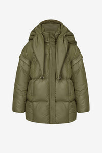 Puffer Jacket Parka Mini Khaky