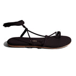 Load image into Gallery viewer, Tkees Jo flip-flops from brazilian leather in Black
