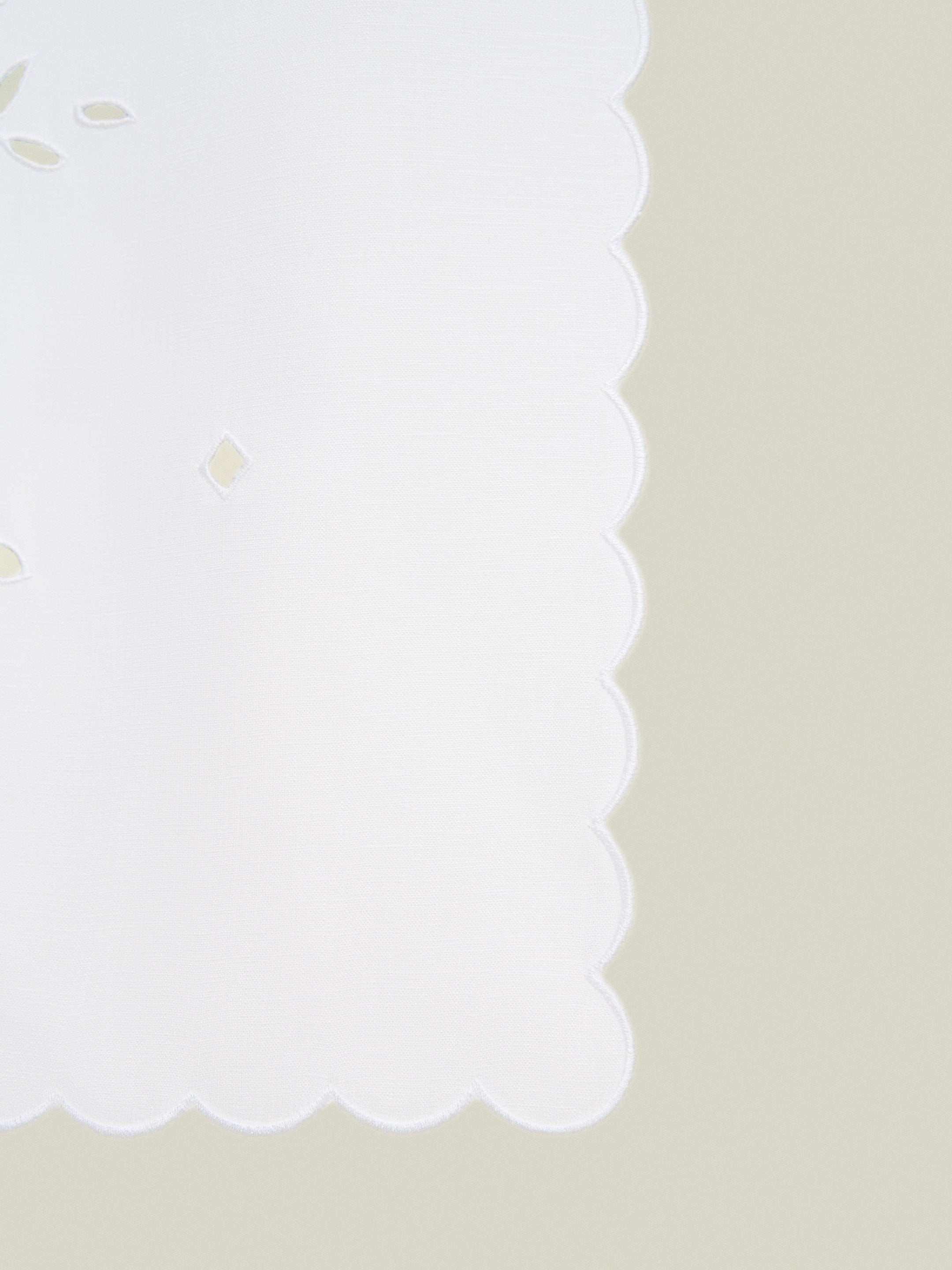 Leskit Embroidered Linen Apron