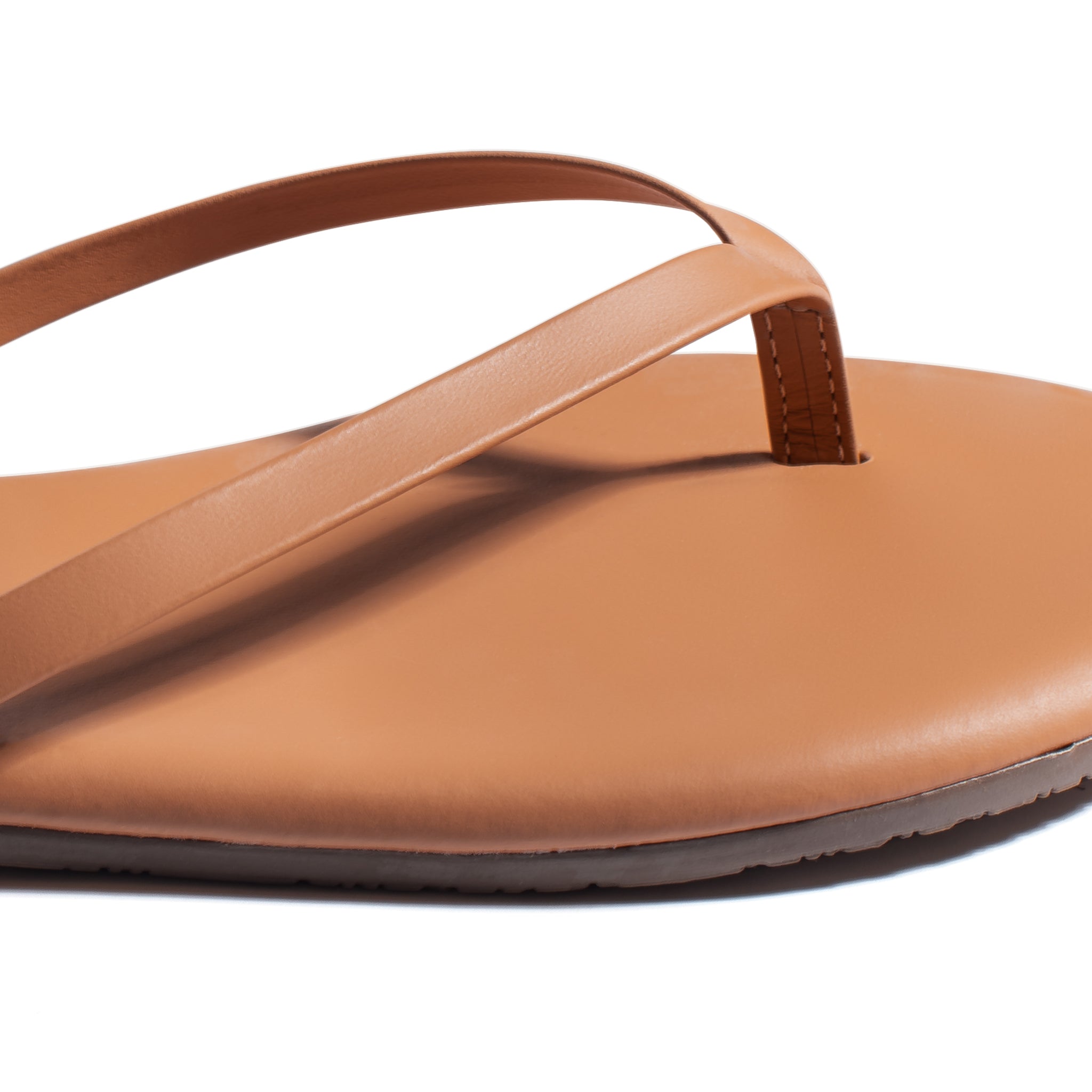 Șlapi Tkees nudes din piele naturală braziliană nuanța  Au Naturale