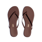 Load image into Gallery viewer, Tkees Lily nudes flip-flops from brazilian leather in Cappuccino
