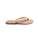 Load image into Gallery viewer, Tkees Lily nudes flip-flops from brazilian leather in Nude Beach
