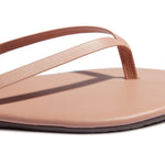 Load image into Gallery viewer, Tkees Lily nudes flip-flops from brazilian leather in Nude Beach
