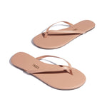 Load image into Gallery viewer, Tkees Lily nudes flip-flops from brazilian leather in Nude Beach
