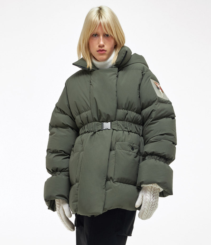 Puffer coat Winterfall khaki