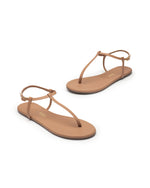 Load image into Gallery viewer, Tkees Mariana flip-flops from brazilian leather in Cocobutter
