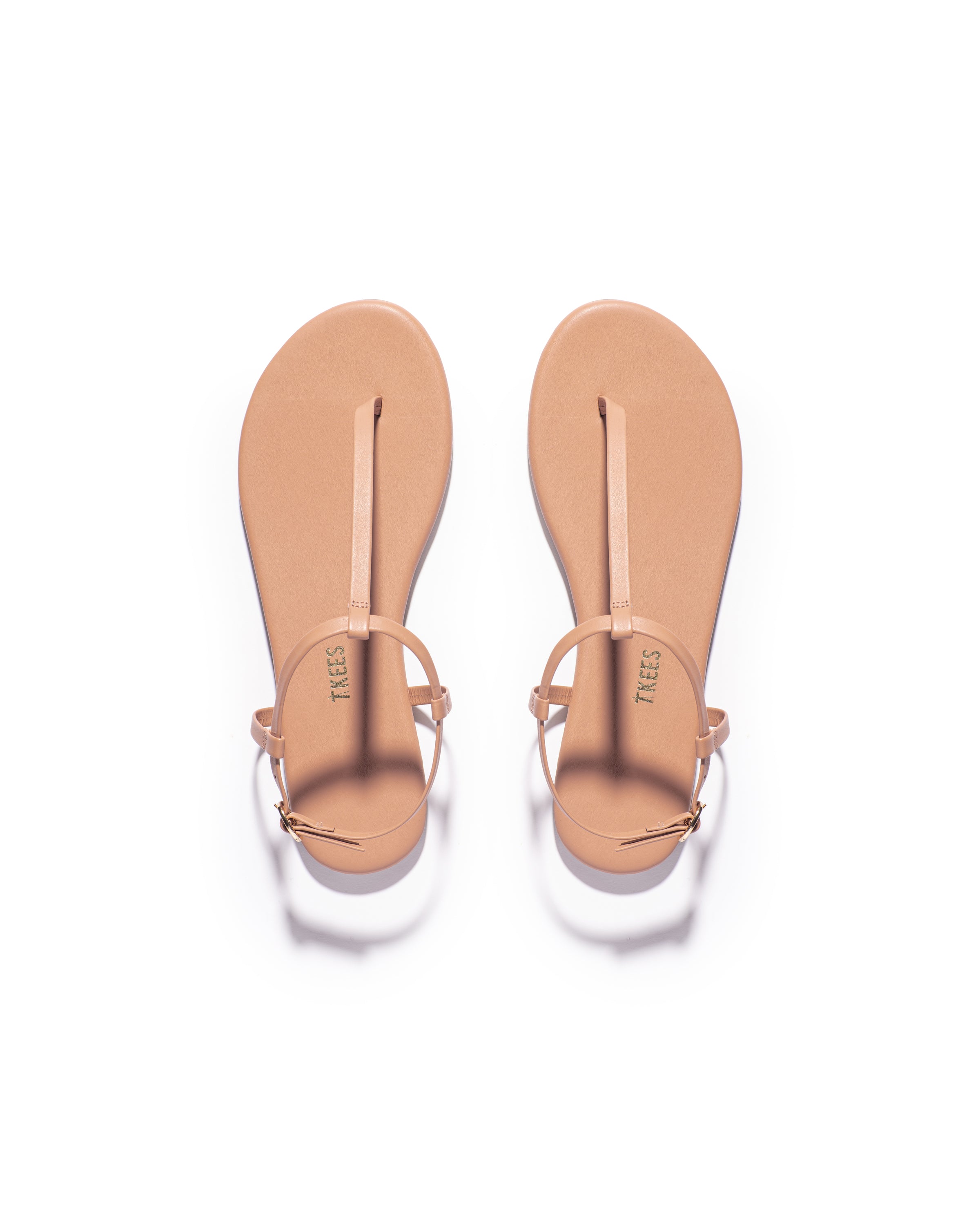 Sandala Tkees Mariana din piele naturală braziliană nuanța Pout