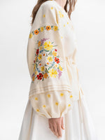 Load image into Gallery viewer, Light linen embroidery Budzhak blouse
