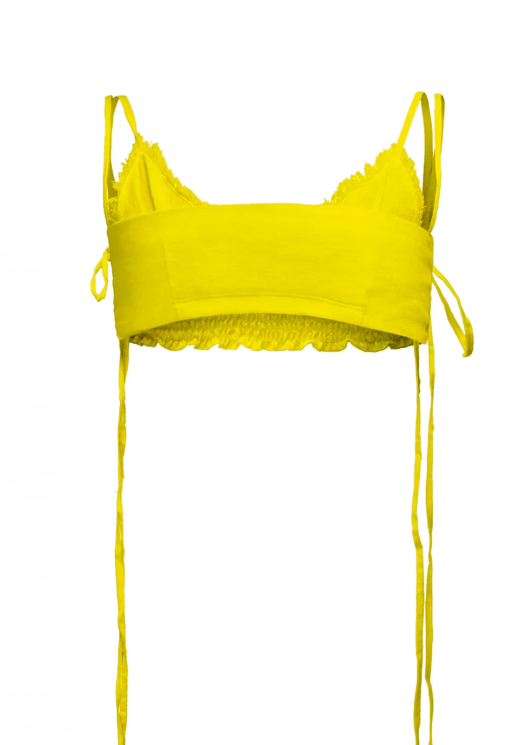 Yellow Soft Top with Long Straps