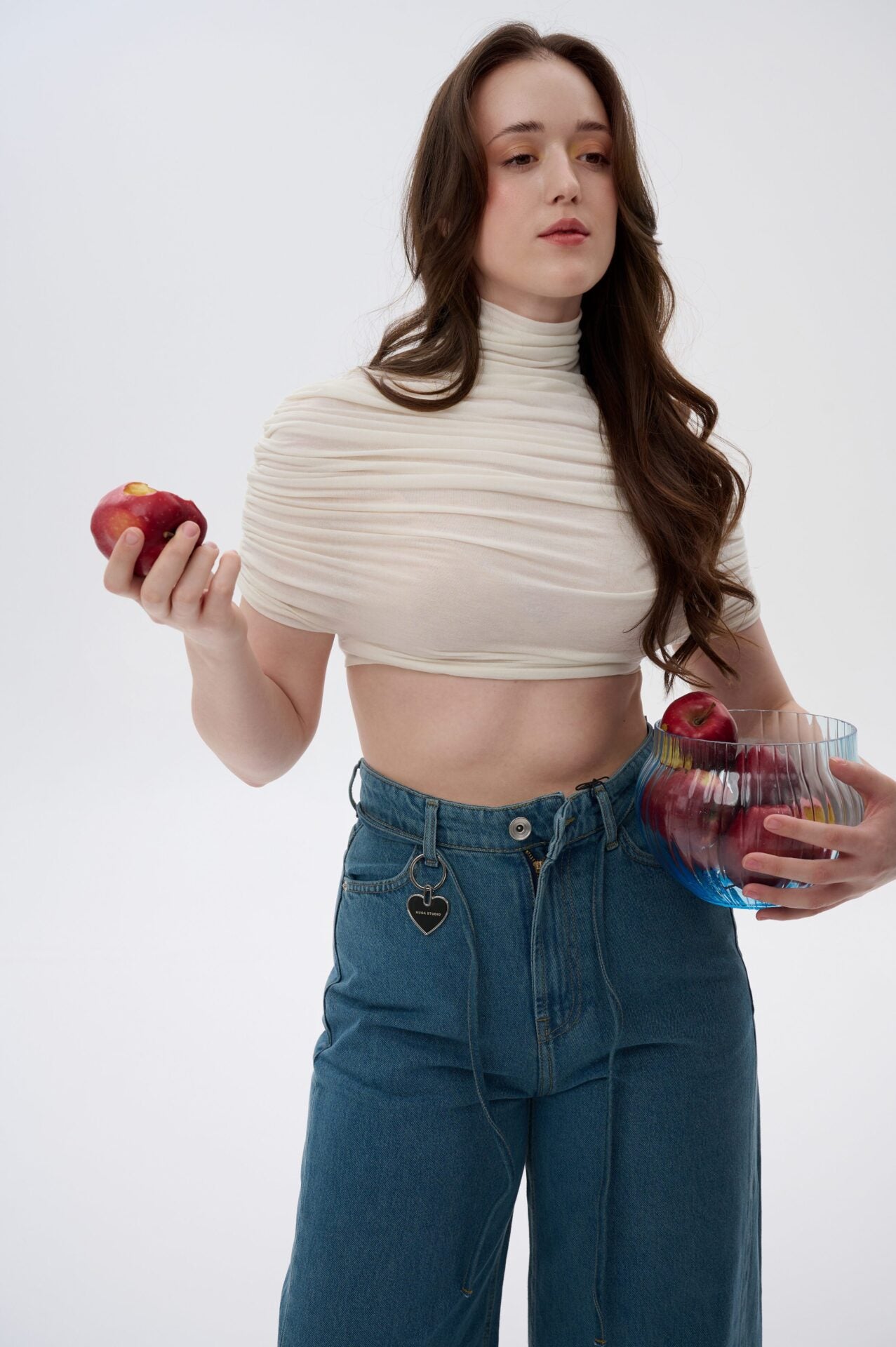 Bolero tricotat Milky