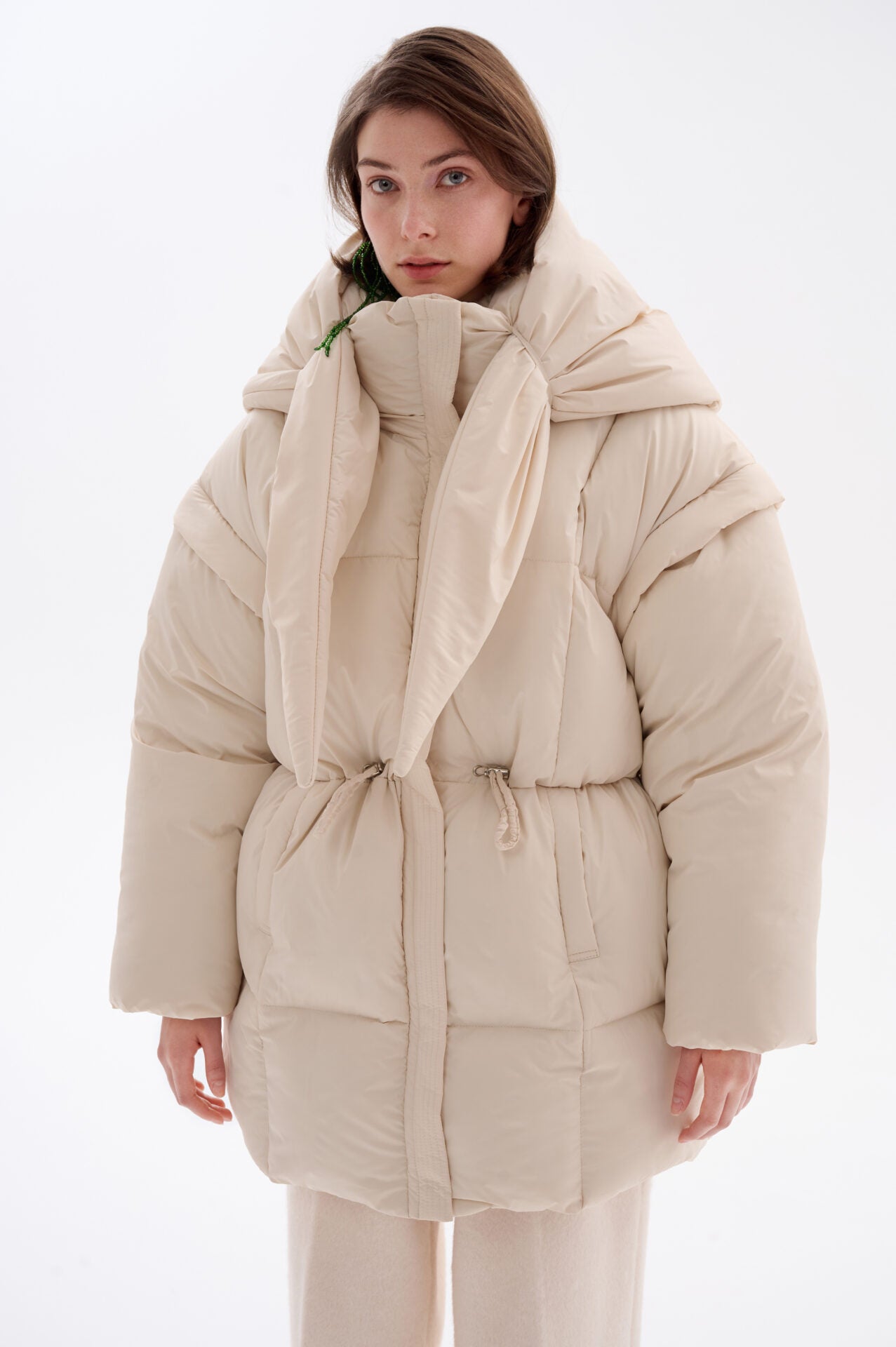 Puffer Jacket Parka Mini Milk