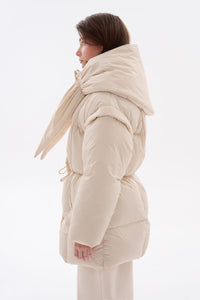 Puffer Jacket Parka Mini Milk