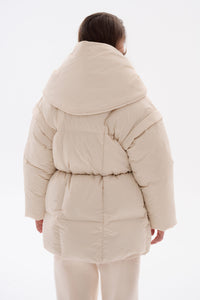 Puffer Jacket Parka Mini Milk