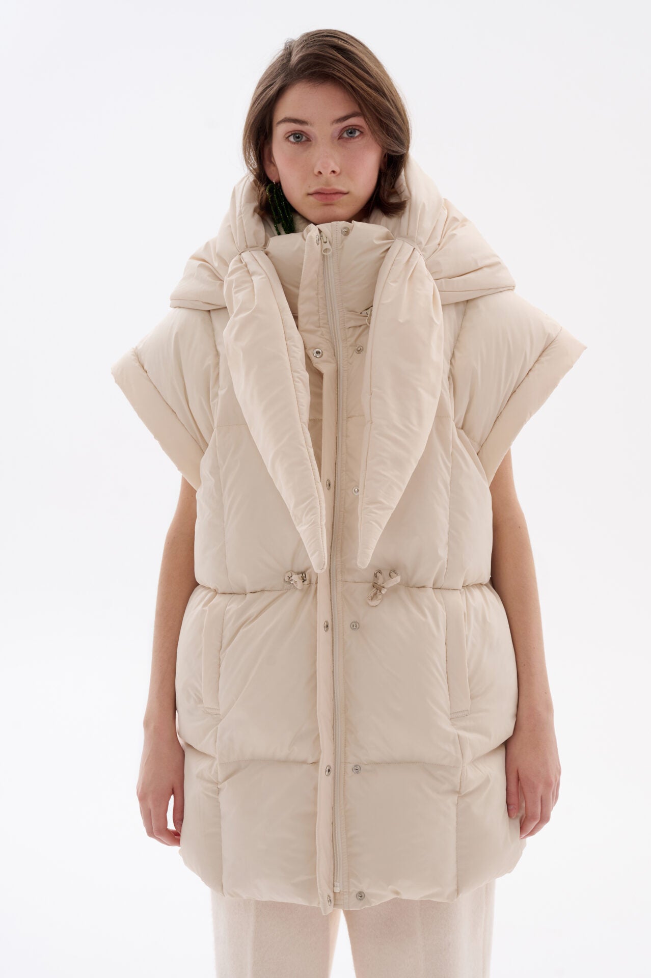 Puffer Jacket Parka Mini Milk