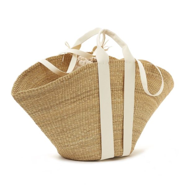 Geanta Muun impletita manual din paie model Maxi Sophie