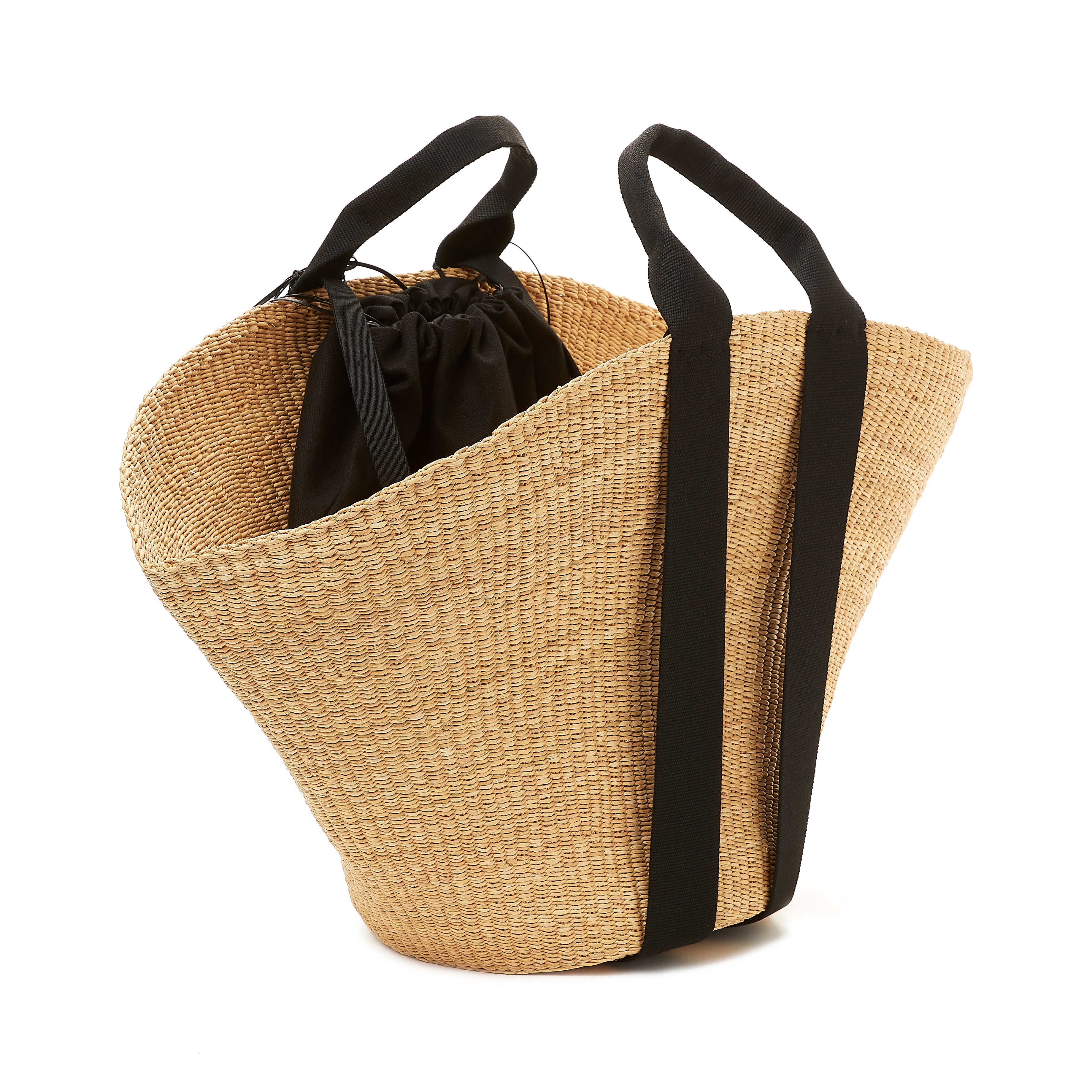 Geanta Muun impletita manual din paie model Maxi Sophie